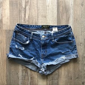 Eddie Bauer Denim Distressed Shorts
